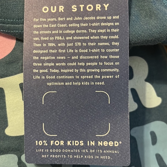 NWT Life is Good LOVE IS A SUPER POWER Women's Relaxed Crusher Tee BLUE Size XS - Picture 7 of 12